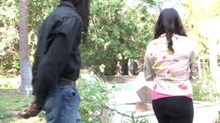 Mixt adolescent li encanta fer gran i negre polla a cada forat