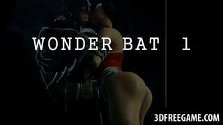 3D-s rajzfilm Wonder woman szívás fasz rábaszik