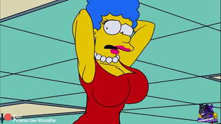 Marge yn dysgu ei tits
